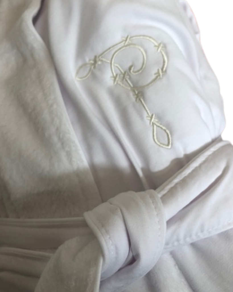 DSL LUXURY BATHROBE WITH MONOGRAM