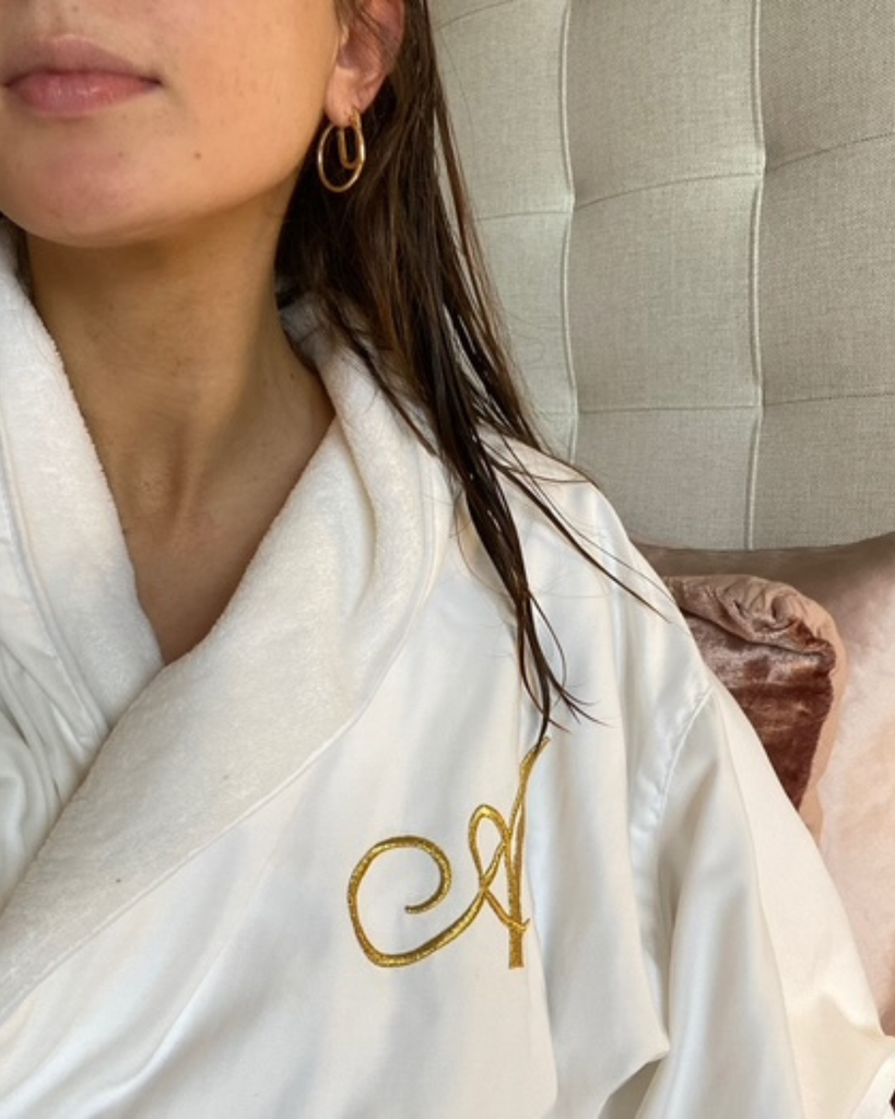 DSL LUXURY BATHROBE WITH MONOGRAM