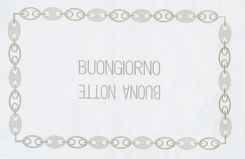 BEDSIDE MATS : BUONGIORNO & BUONA NOTTE