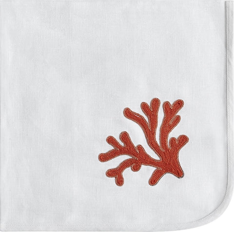 LINEN EMBROIDERED COCKTAIL NAPKINS