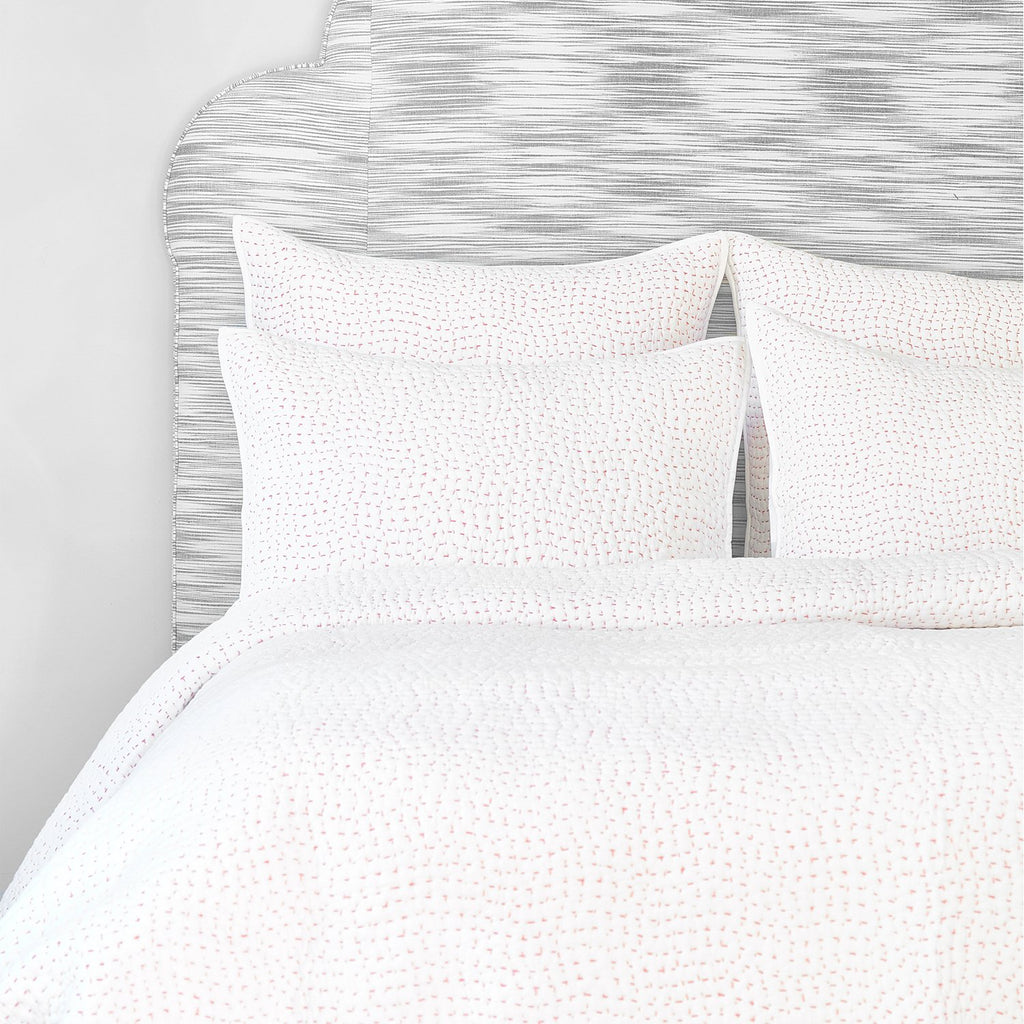 Organic Hand Stitched Lotus Quilt