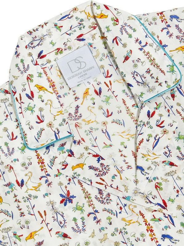 LIBERTY COTTON PAJAMAS - ZZzz PRINT DESIGN