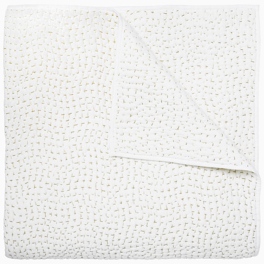 Organic Hand Stitched Sand Quilt