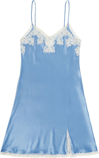 ITALIAN SILK SLIP WITH LACE