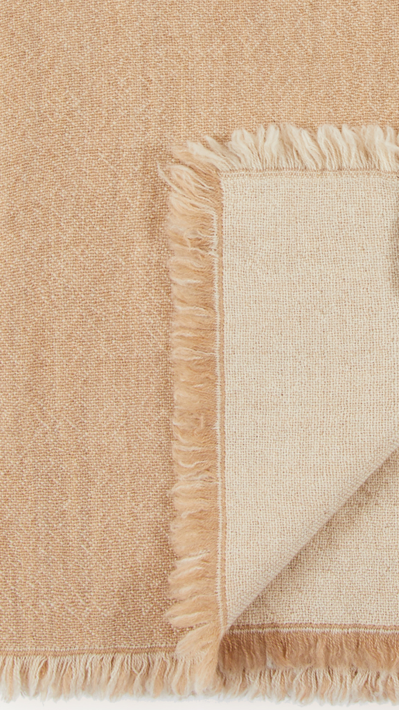 LANEROSSI ZEBIO EXTRA-FINE MERINO WOOL THROW