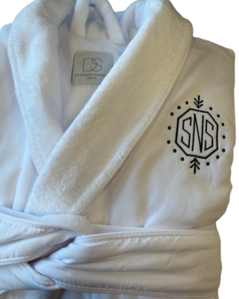 DSL LUXURY BATHROBE WITH MONOGRAM