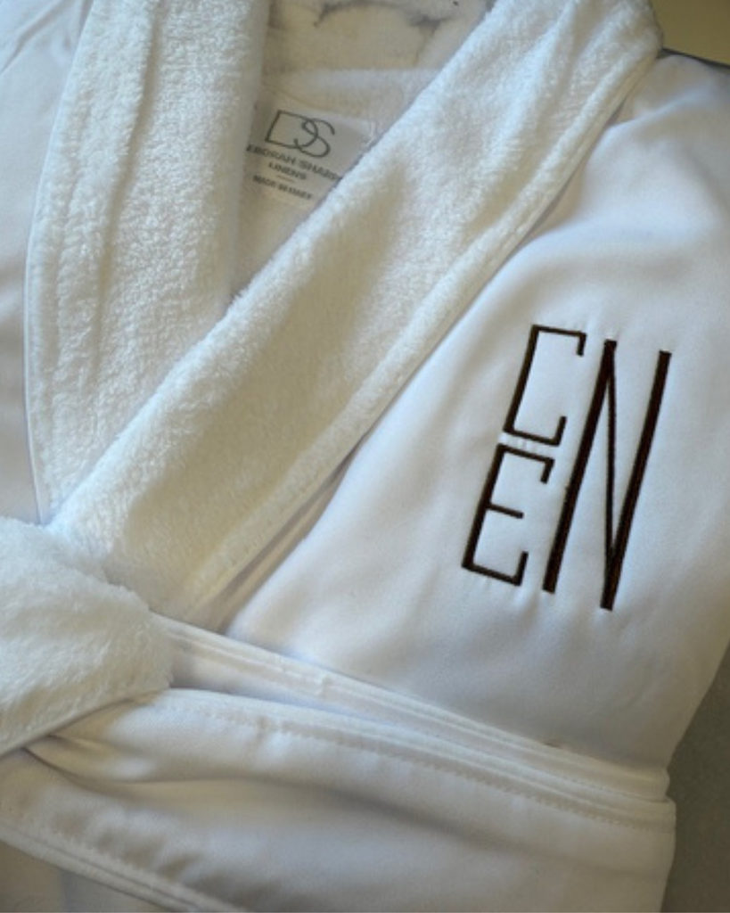 DSL LUXURY BATHROBE WITH MONOGRAM