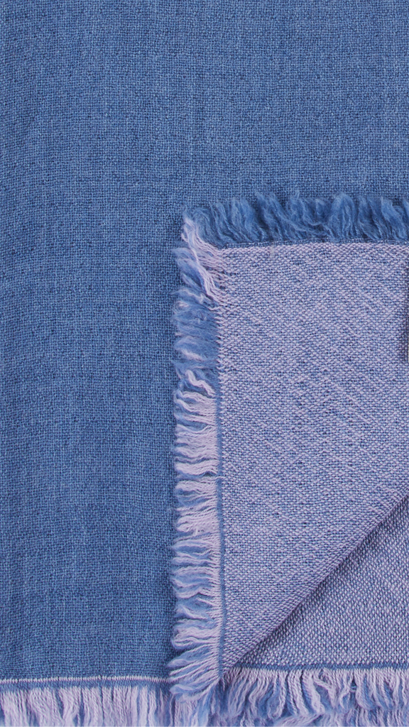 LANEROSSI ZEBIO EXTRA-FINE MERINO WOOL THROW