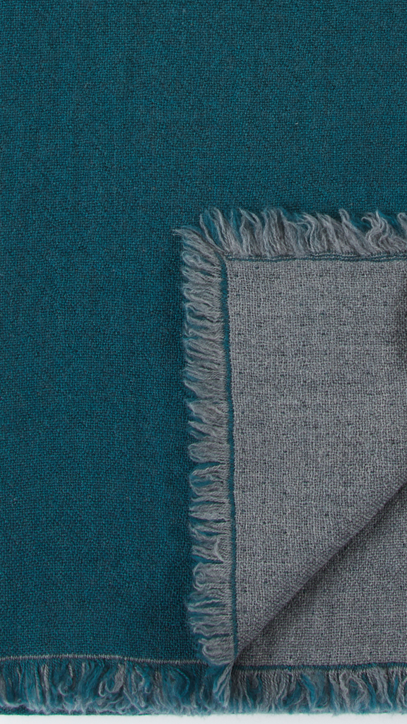LANEROSSI ZEBIO EXTRA-FINE MERINO WOOL THROW