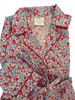 COTTON PAJAMAS - RED & BLUE FLOWER PRINT