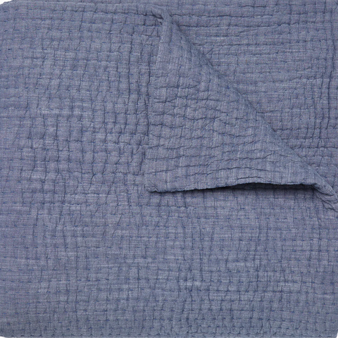 Organic Hand Stitched Lotus Quilt