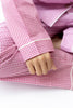 COTTON PAJAMAS - LILAC GINGHAM PRINT