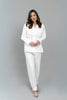 COTTON PAJAMAS - WHITE