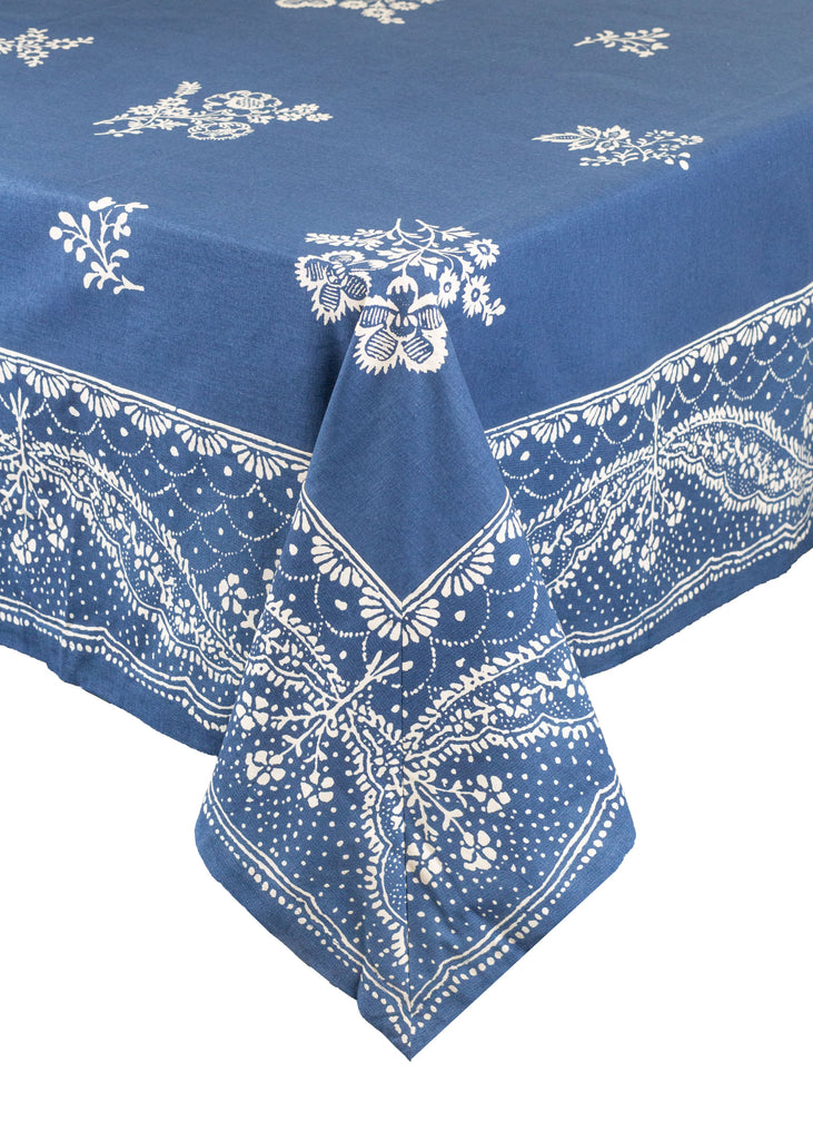 Carolina Irving & Daughters Avignon Tablecloth - Indigo Blue