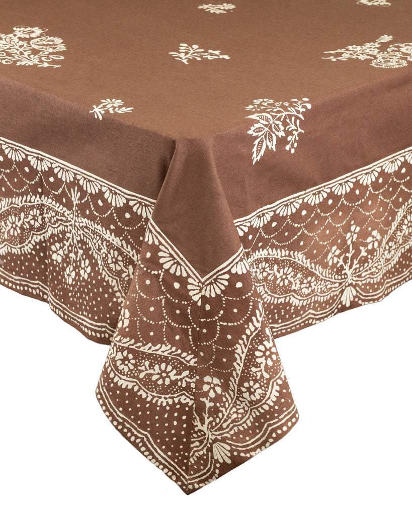 Carolina Irving & Daughters Avignon Tablecloth - Brown
