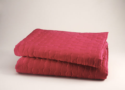 ESSEX - BOUDOIR SHAM WITH MONOGRAM (BLUE)