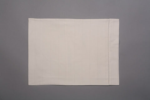 ESSEX - BOUDOIR SHAM WITH MONOGRAM (BLUE)