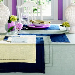 Capri Place Mats In Denim Blue