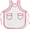 WHITE APRON - SIDE TIES