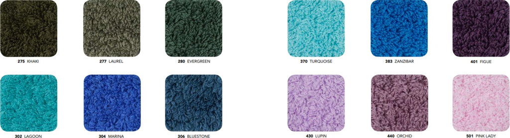 ABYSS & HABIDECOR - 60 COLORS CHART