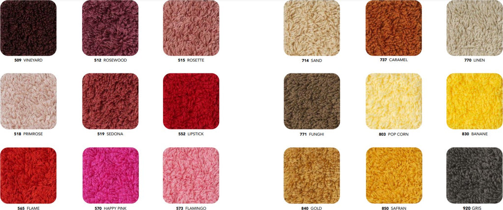ABYSS & HABIDECOR - 60 COLORS CHART