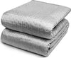 SILK CHARMEUSE QUILT - SMALL DIMPLES - PEARL GREY
