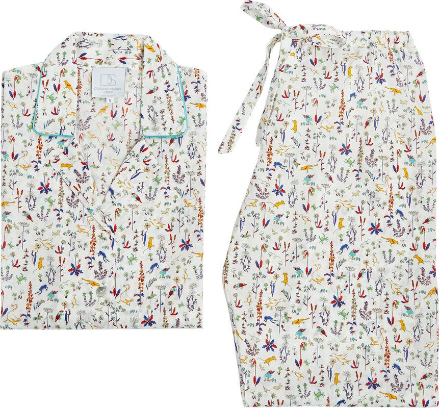 LIBERTY COTTON PAJAMAS - ZZzz PRINT DESIGN