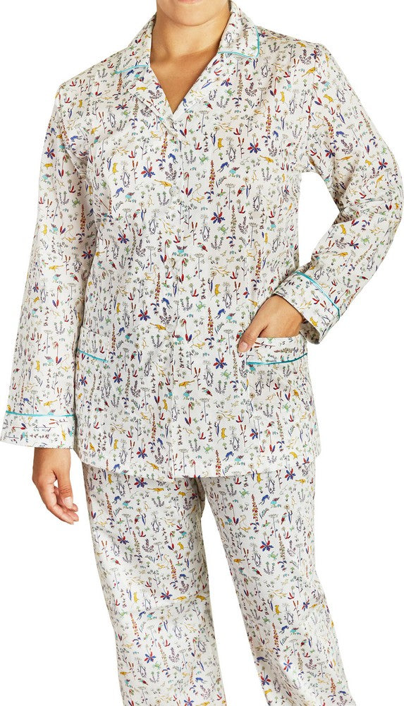 LIBERTY COTTON PAJAMAS - ZZzz PRINT DESIGN