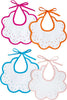 BABY BIBS SCALLOPED WITH POLKA DOTS